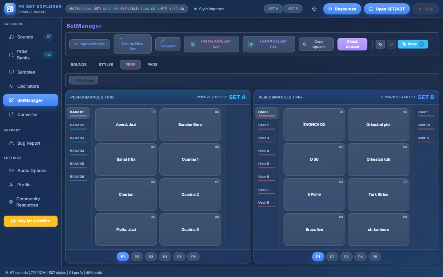 SetManager → PERF.